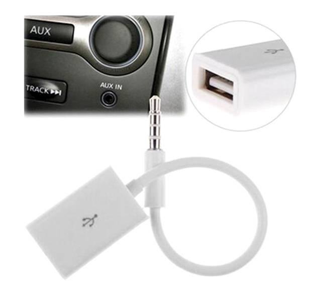Adapter USB typ A żeński - Jack 3.5mm 4 pin Stereo.