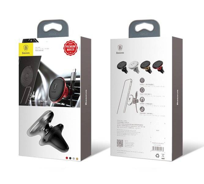 Uchwyt SUGX020001 magnetyczny  do kratki z klipsami Baseus Air Vent 