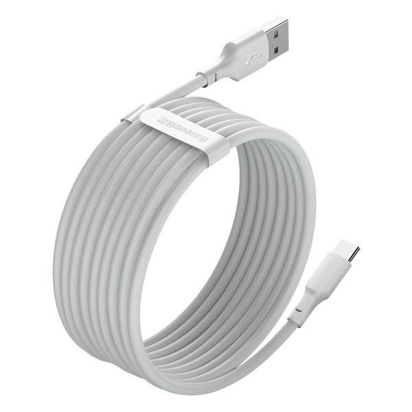 Kabel TZCATZJ-02 USB - USB-C 5A 40W Huawei SCP QC 3.0 2szt Baseus Simple Wisdom