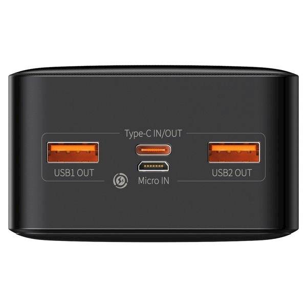 Power Bank 30000mAh 20W PD QC Baseus Bipow Digital Display