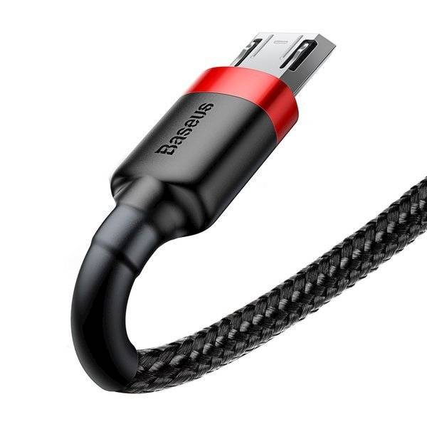 Kabel CAMKLF-B91 USB - Micro USB dwustronny Quick Charge 2.4A 100cm