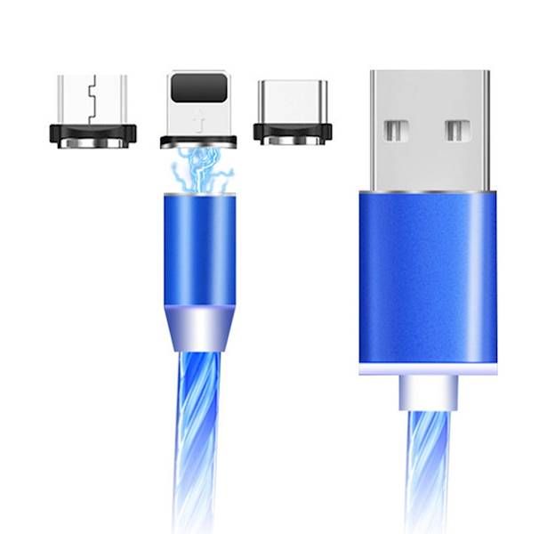 MAGNETYCZNY KABEL 3 w 1 LED