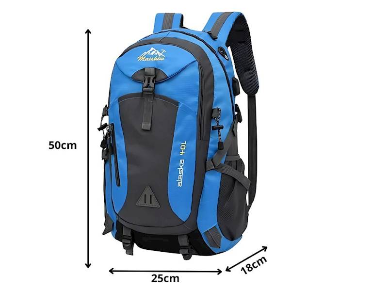 Plecak 40l niebieski