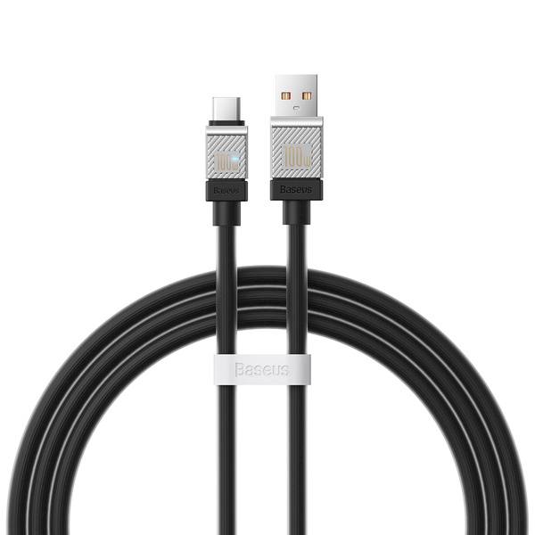 Kabel CAKW000601 USB - Typ C do telefonów Huawei Honor 100W 1m Baseus CoolPlay Series