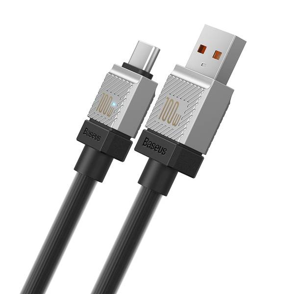 Kabel CAKW000601 USB - Typ C do telefonów Huawei Honor 100W 1m Baseus CoolPlay Series