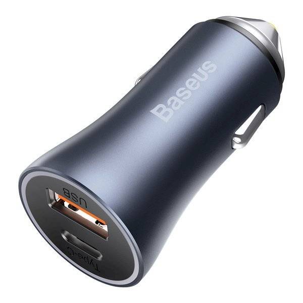 Ładowarka samochodowa USB USB-C Power Delivery QC 4.0 40W Baseus Golden Pro