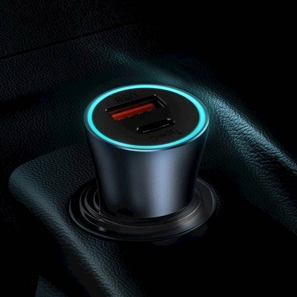 Ładowarka samochodowa USB USB-C Power Delivery QC 4.0 40W Baseus Golden Pro