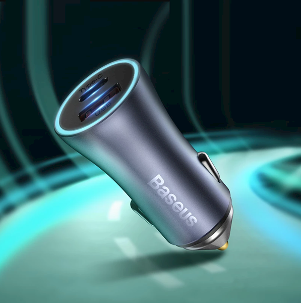 Ładowarka samochodowa USB USB-C Power Delivery QC 4.0 40W Baseus Golden Pro