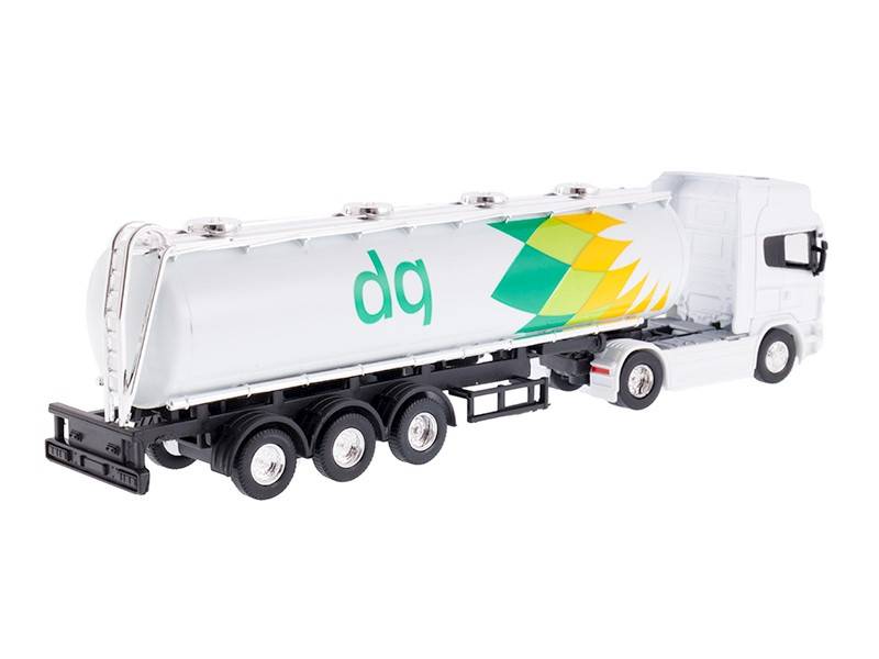 MODEL 1:64, SCANIA V8 R730, BP, BIAŁY
