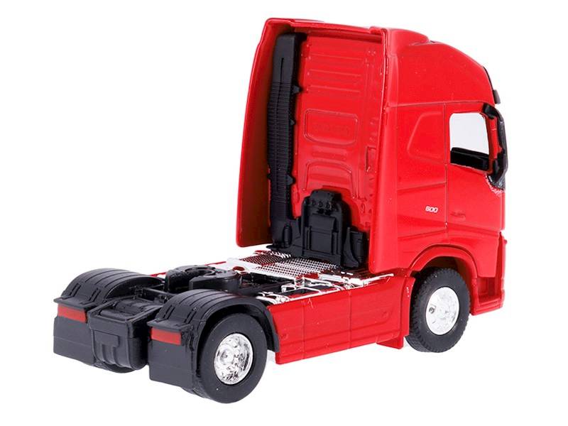 MODEL 1:64, VOLVO FH, CIĄGNIK, CZERWONY