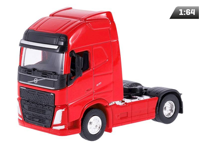 MODEL 1:64, VOLVO FH, CIĄGNIK, CZERWONY
