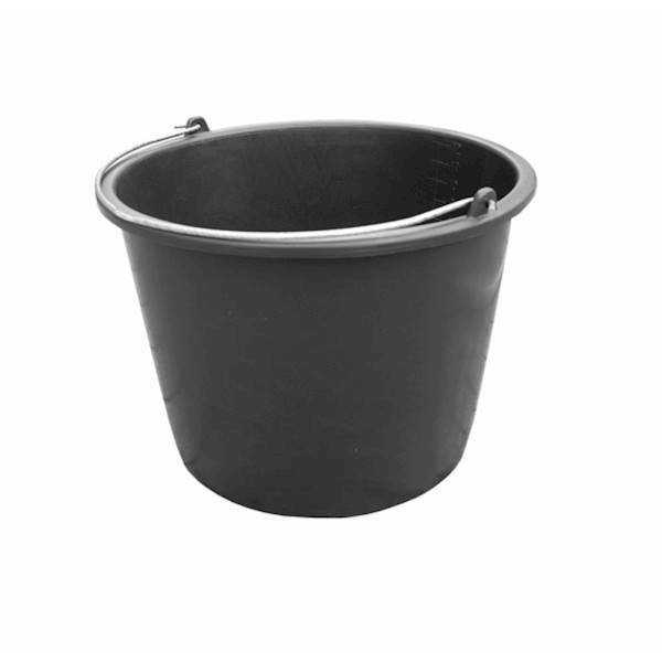 Wiadro plast.20L czarne