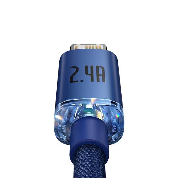 Kabel Lightning CAJY000103 do Apple iPhone iPad AirPods 2m 2.4A Baseus Crystal Shine