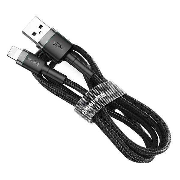 Kabel CALKLF-BG1 mocny  Lightning do iPhone 6 7 8 X 2.4A 1m Baseus Cafule Cable
