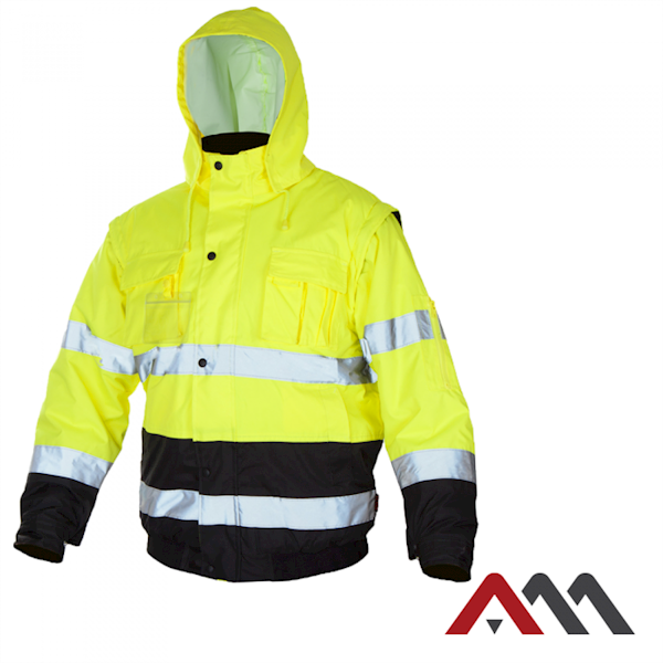 Kurtka FLASH Short-B Yellow XXL