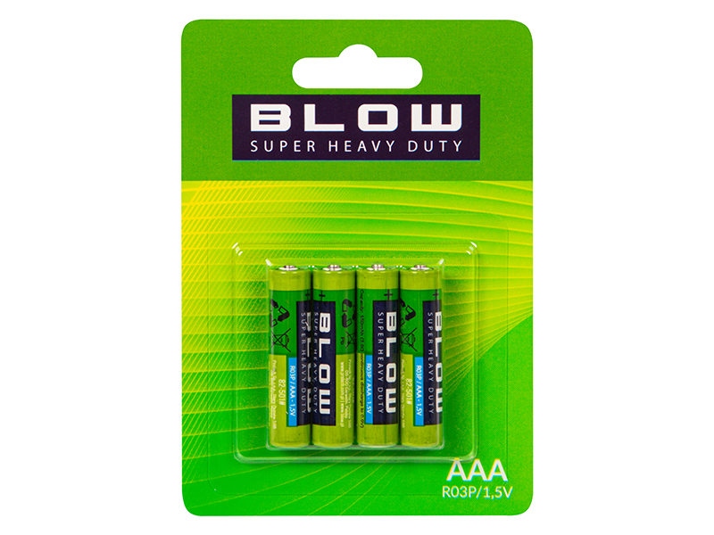 Bateria BLOW SUPER HEAVY DUTY AAA BLISTER 4szt