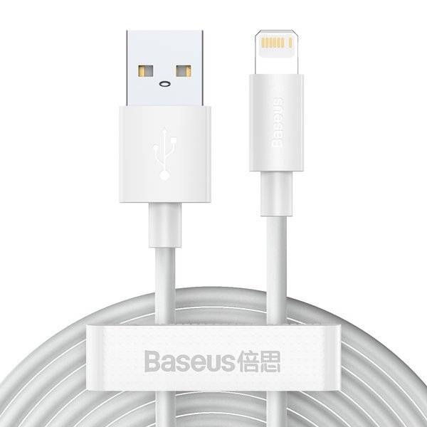 Kabel TZCALZJ-02 USB - Lightningdo Apple iPhone 2.4A 1.5m zestaw 2 szt