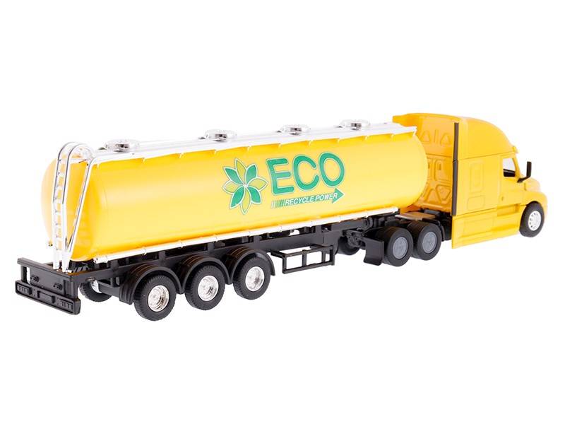MODEL 1:64, CASCADIA FREIGHTLEINER,CYSTERNA, ŻÓŁTY