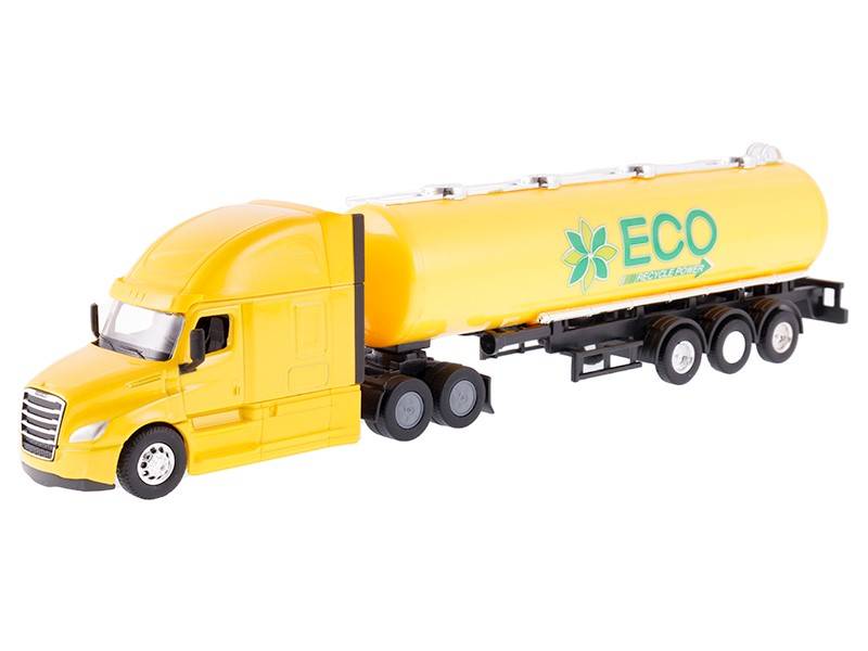 MODEL 1:64, CASCADIA FREIGHTLEINER,CYSTERNA, ŻÓŁTY