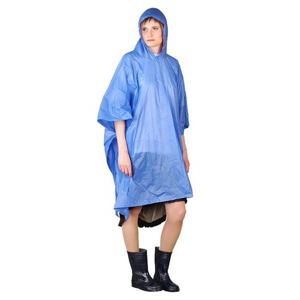 PONCHO Przeciwdeszczowe zielone