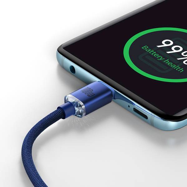 Kabel CAJY000603 USB-C Type-C 100W Power Delivery Quick Charge 1.2m Baseus Crystal Shine