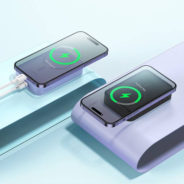 Power Bank 20000mAh PPCX150001 20W z ładowaniem bezprzewodowym MagSafe Overseas Edition Baseus Magnetic Min