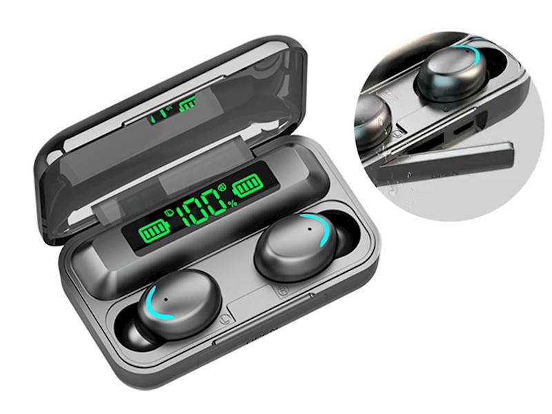 Słuchawki bezprzewodowe bluetooth f9 powerbank