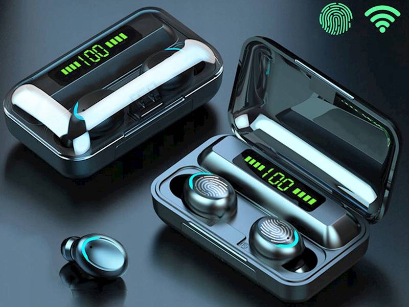 Słuchawki bezprzewodowe bluetooth f9 powerbank