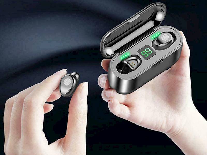 Słuchawki bezprzewodowe bluetooth f9 powerbank