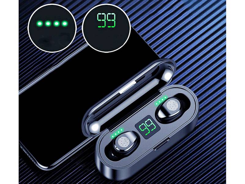 Słuchawki bezprzewodowe bluetooth f9 powerbank