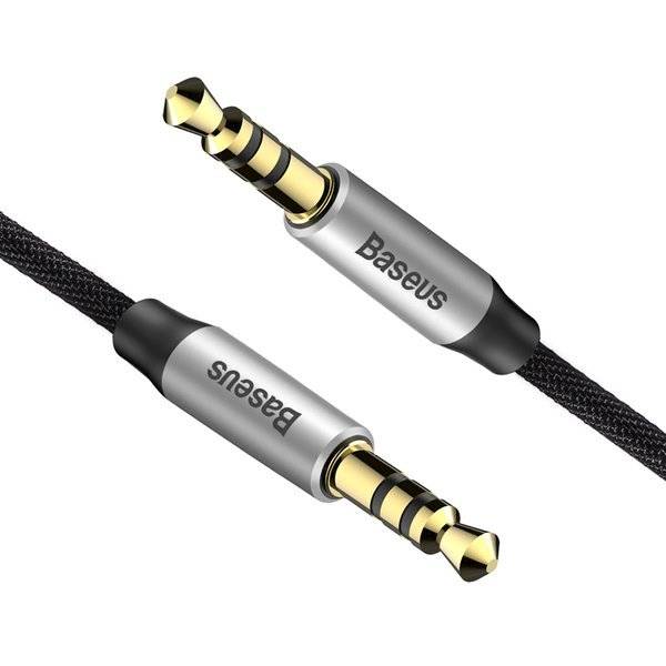 Kabel CAM30-CS1 audio AUX pozłacany mini Jack 3.5mm - mini Jack 3.5mm 1.5M Baseus Yiven M30 | 