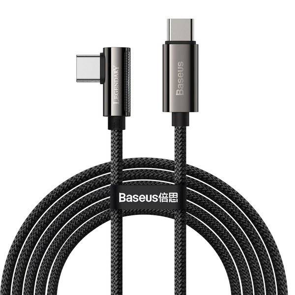 Kabel CATCS-01 kątowy USB-C Type-C 100W 20V/5A 1m Baseus Legend | 
