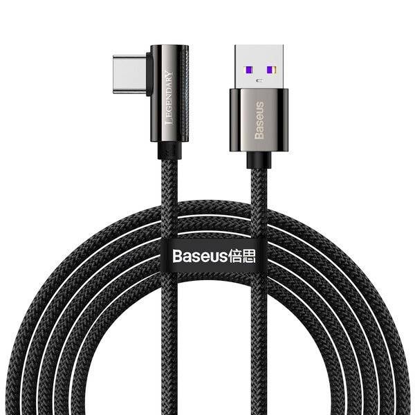Kabel CATCS-C01 kątowy USB - Type-C 66W 6A do Huawei Xiaomi Honor 2m Baseus Legend | 