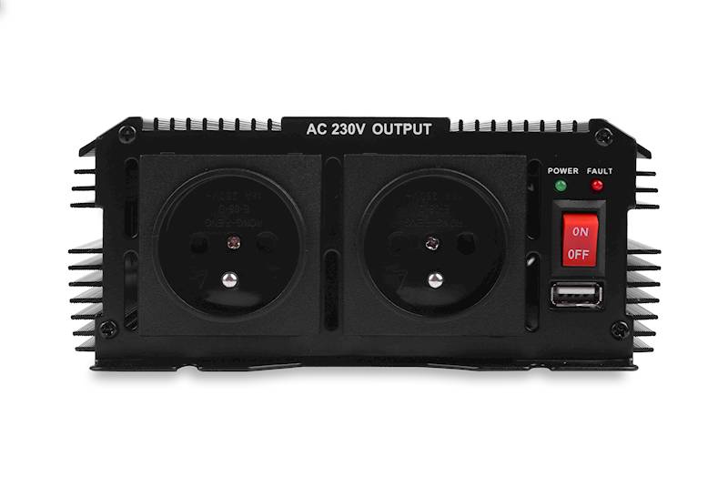 Przetwornica napięcia IPS 1200 N 12/230V (800/1200W) + USB