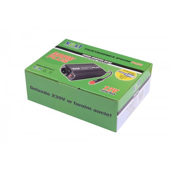 Przetwornica napięcia IPS 500 PLUS 12/230V (350/500W)