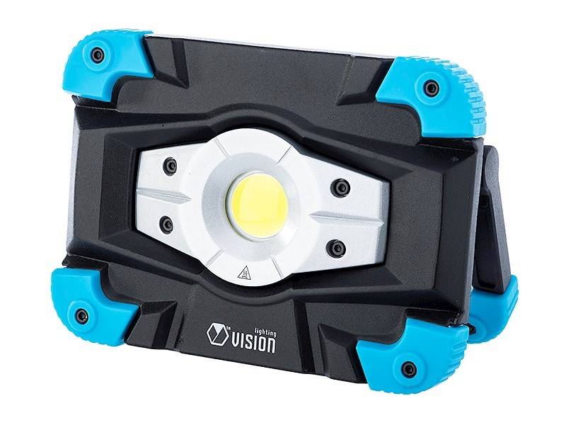 Lampa  10W COB LED, akumulatorowa, 1000 lm, IK08, IP54 + uchwyt magnetyczny