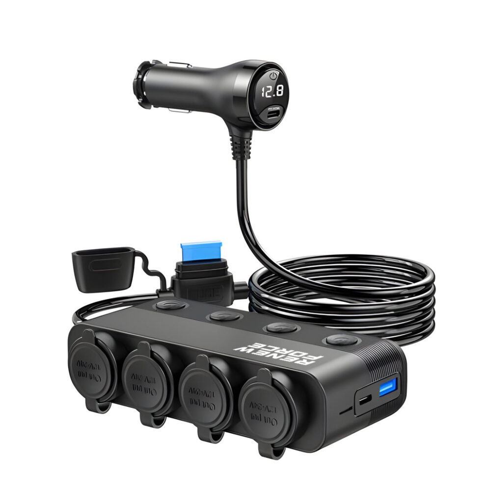 Rozgałęziacz 4x QC 3.0, PD i 3x USB