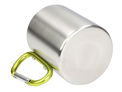  Kubek stalowy 300 ml z karabinkiem
