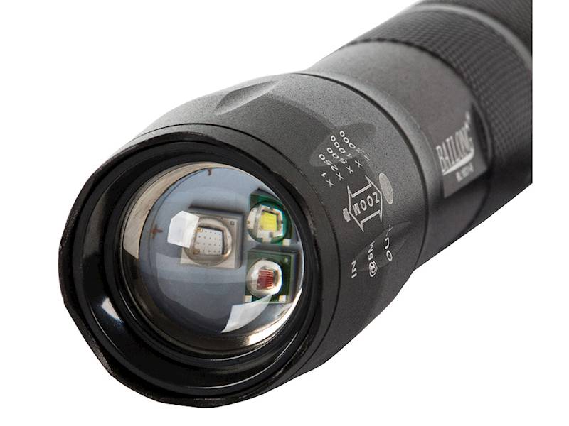 Latarka taktyczna bailong zoom cree led t6 q3 uv