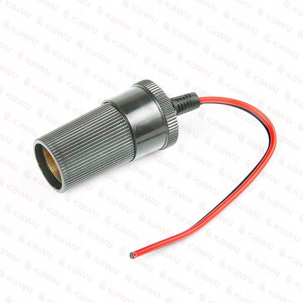 Gniazdo zapalniczki samochodowej z przewodem 80cm