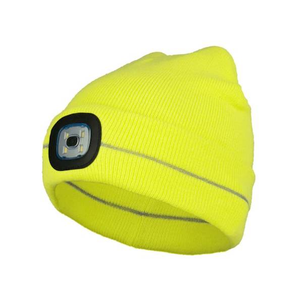 Czapka ochronna z latarką