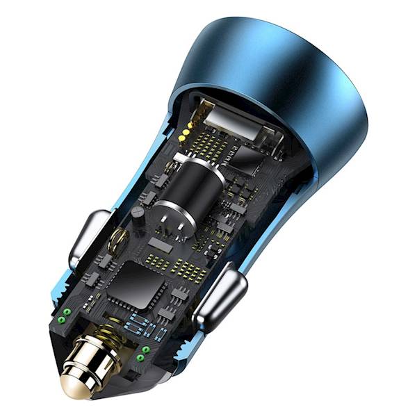 Ładowarka CCJD-03 Golden Contactor Pro PD 40W 1x USB 1x USB-C niebieska