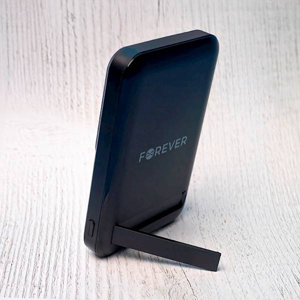 Power bank bezprzewodowy MATB-100 PD QC 22.5W 10000 mAh czarny magnetyczny