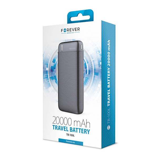 Power bank TB-100L 20000 mAh czarny
