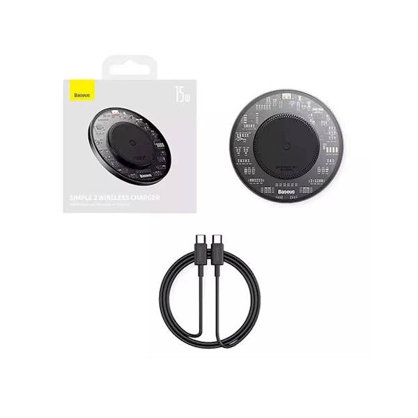 Ładowarka CCJJ050001 indukcyjna Simple 2 15W czarna