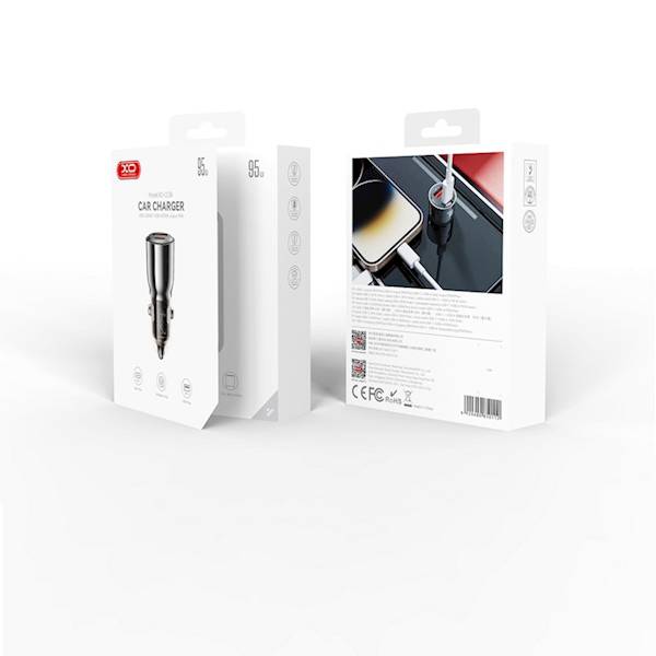 Ładowarka CC58 95W 1x USB czarna matowa