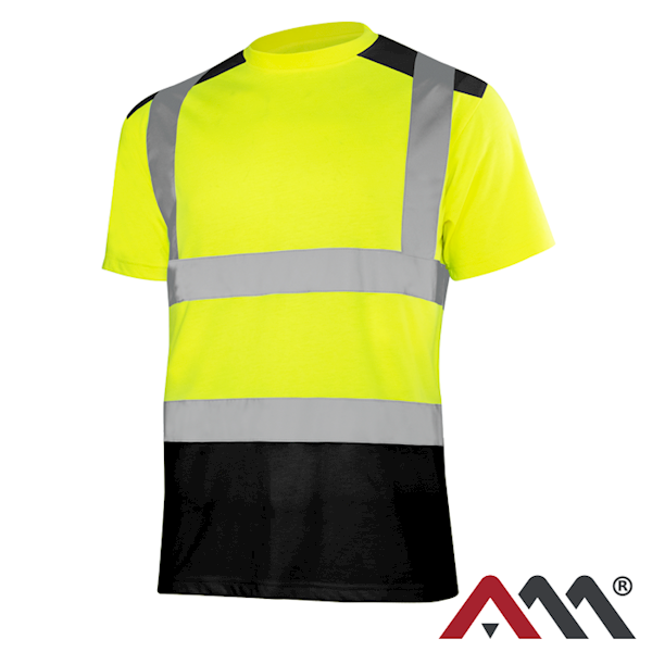 Koszulka T-Ref 2 yellow/black L