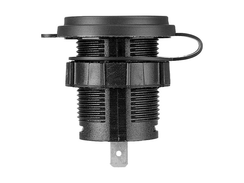 Ładowarka montażowa USB+USB-C M18A woltomierz