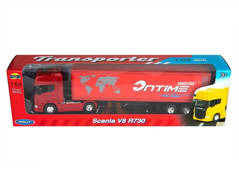 Model 1:64, SCANIA V8 R730, czerwony