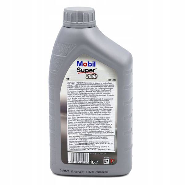 Olej Mobil Super 3000 XE 5w30 1L